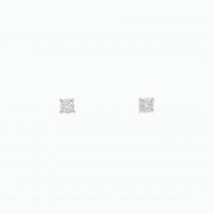 【リメイク】PT ソリティア ダイヤモンド ピアス 0.10CT