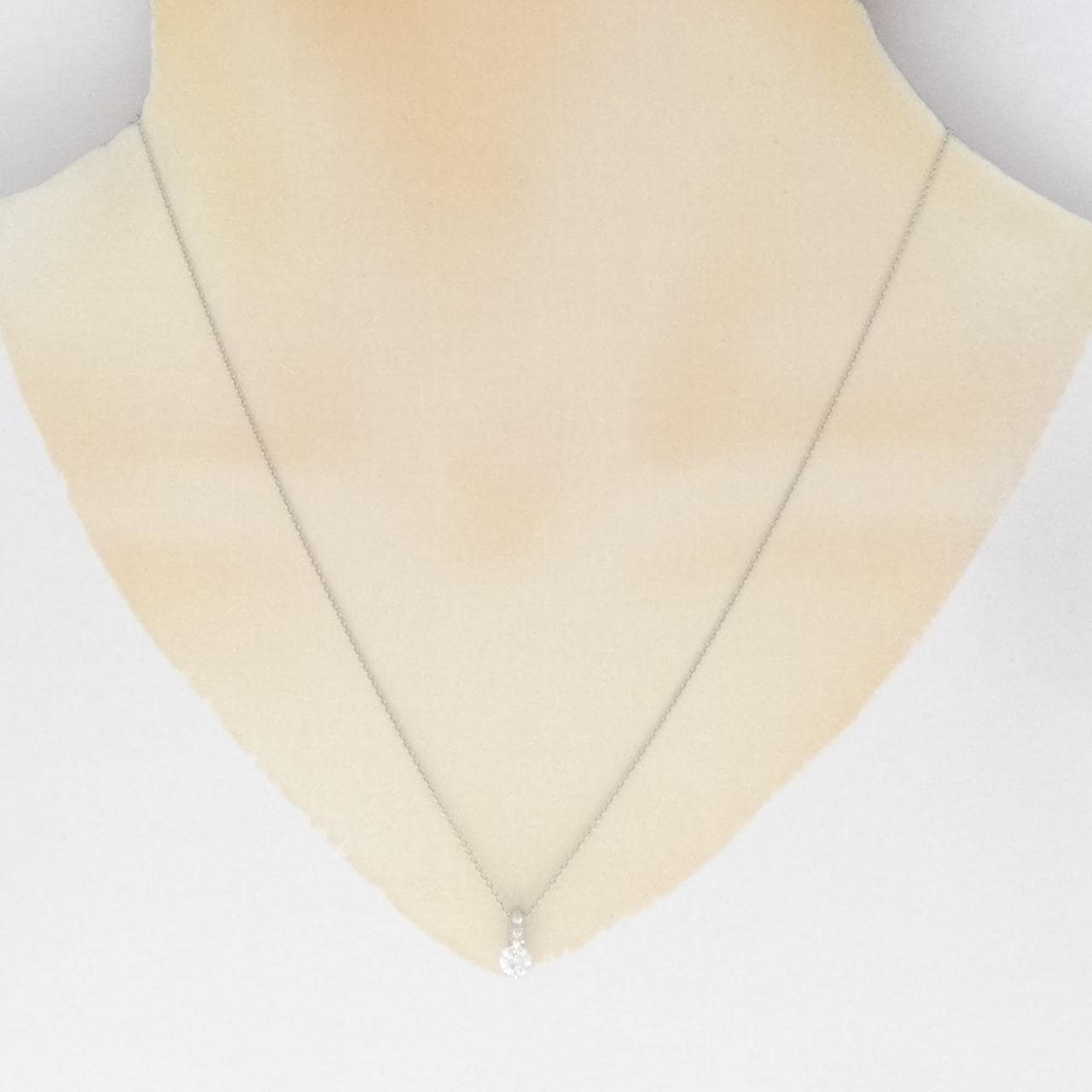 【リメイク】PT900/PT850 ダイヤモンド ネックレス 0.310CT F VS2 EXT