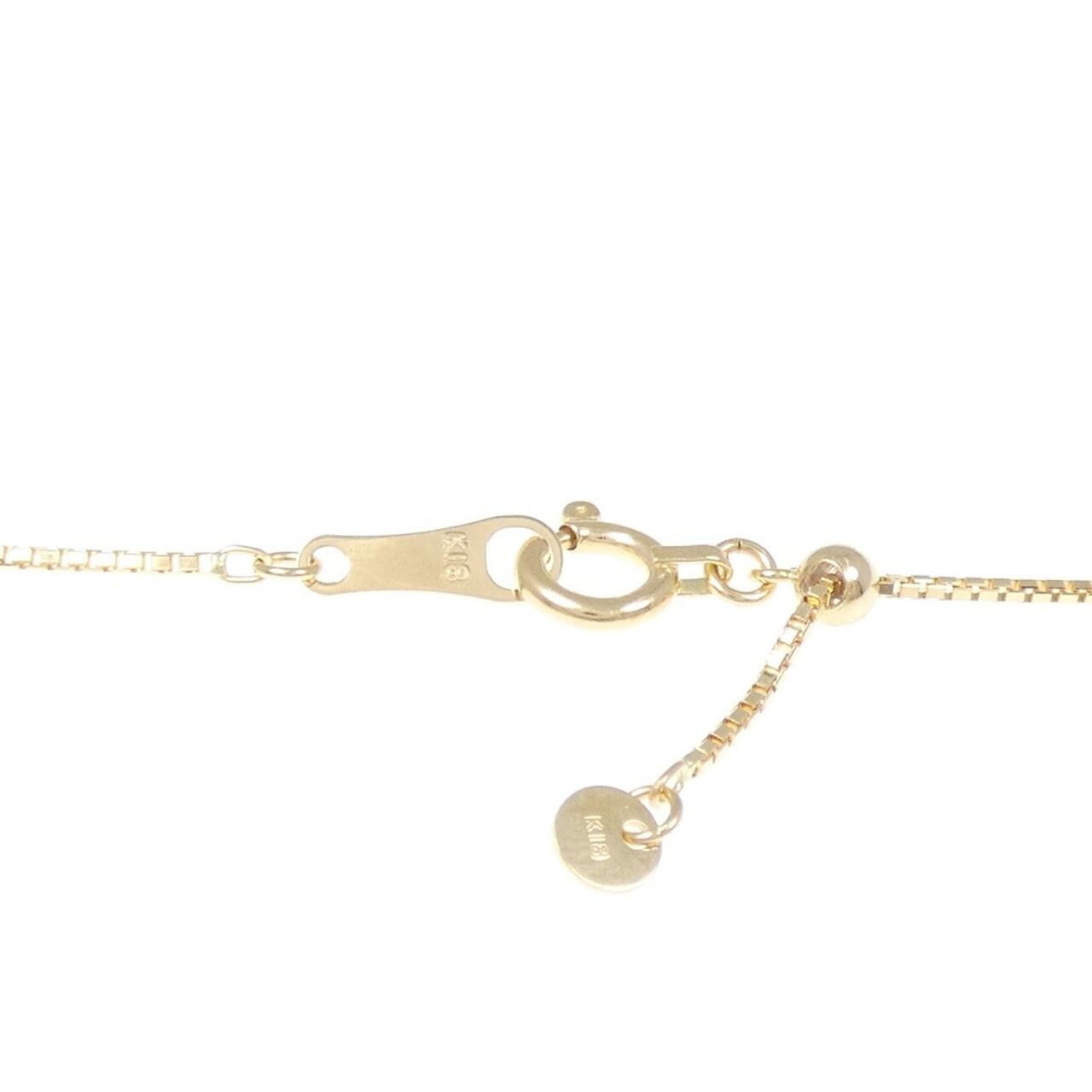 K18YG ダイヤモンド ネックレス 0.31CT