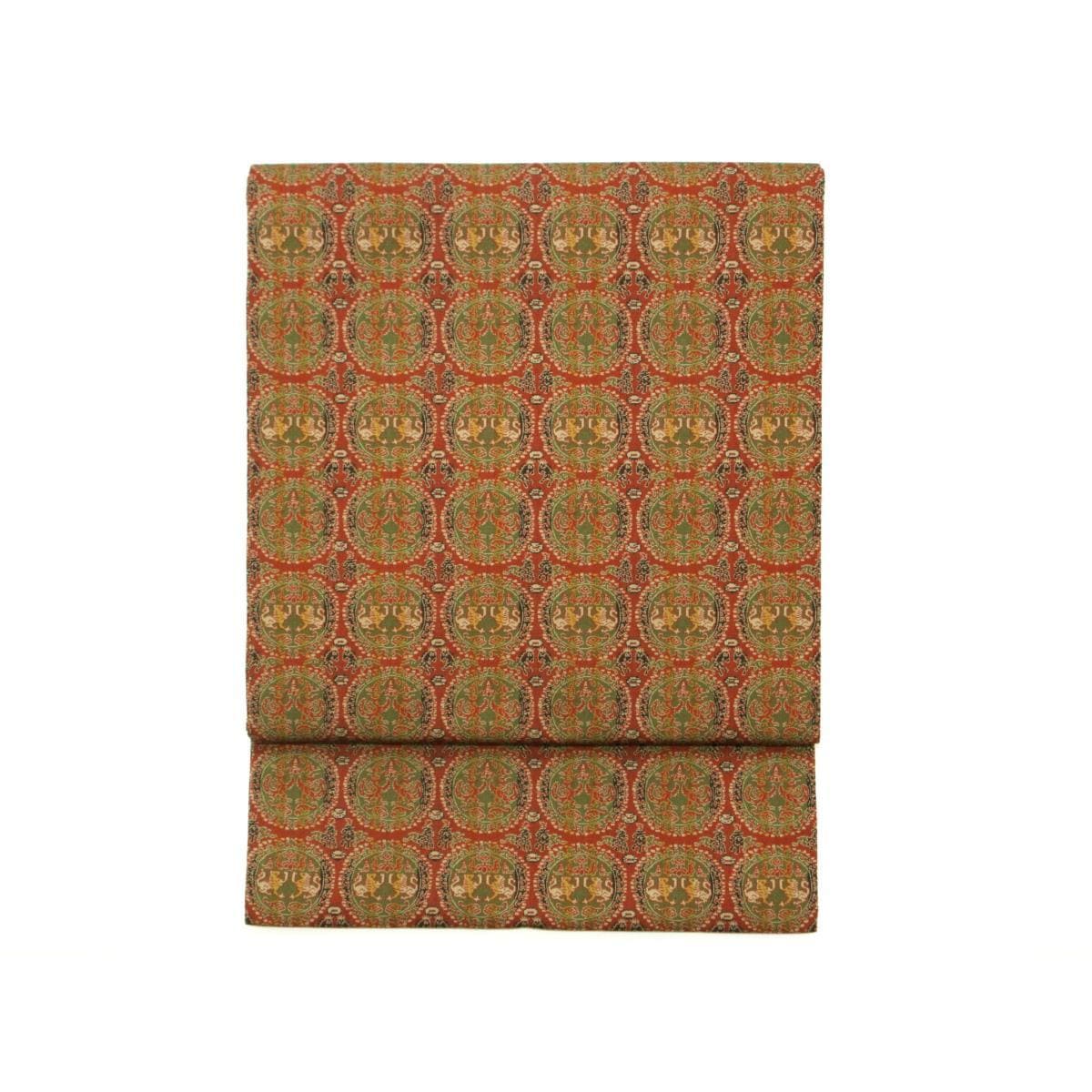 名古屋帯　【龍村美術織物】開き名古屋　全通柄