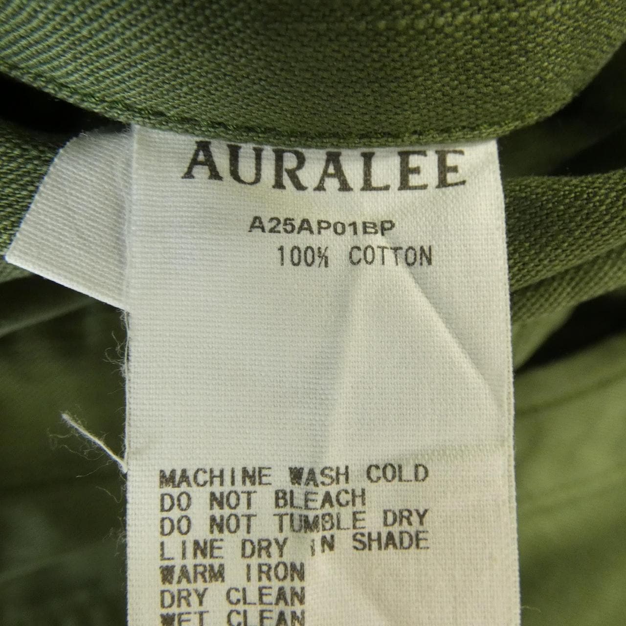 オーラリー AURALEE A25AP01BP パンツ