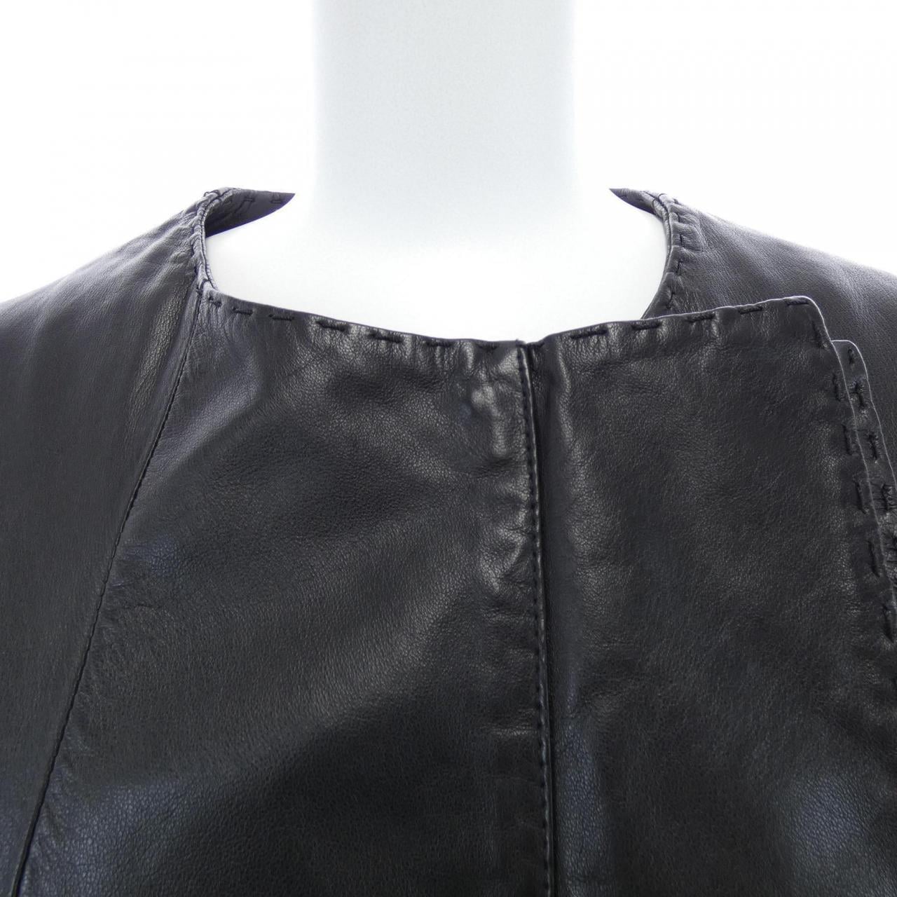 エンポリオアルマーニ EMPORIO ARMANI レザーライダースジャケット