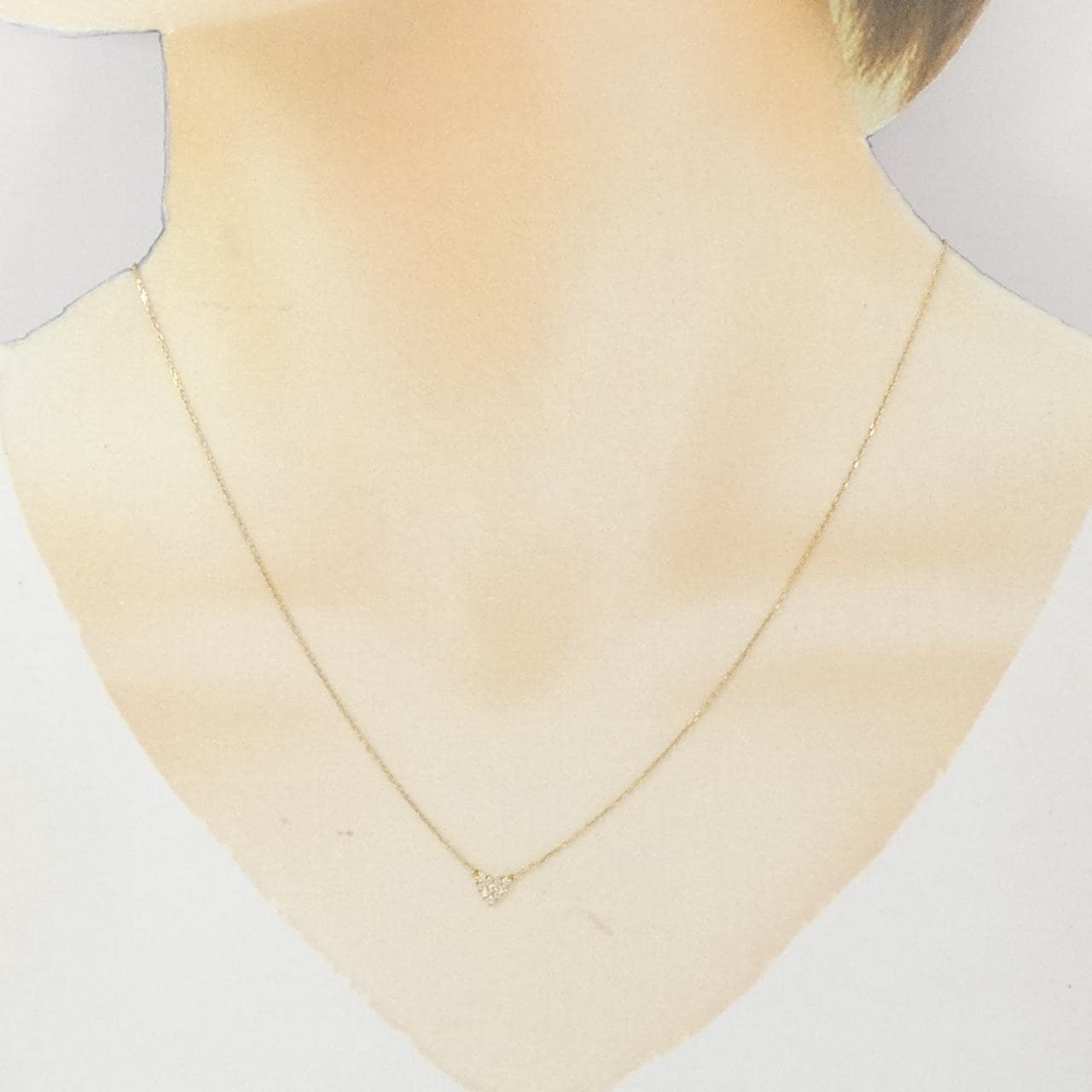アーカー パートパヴェ ネックレス 0.05CT