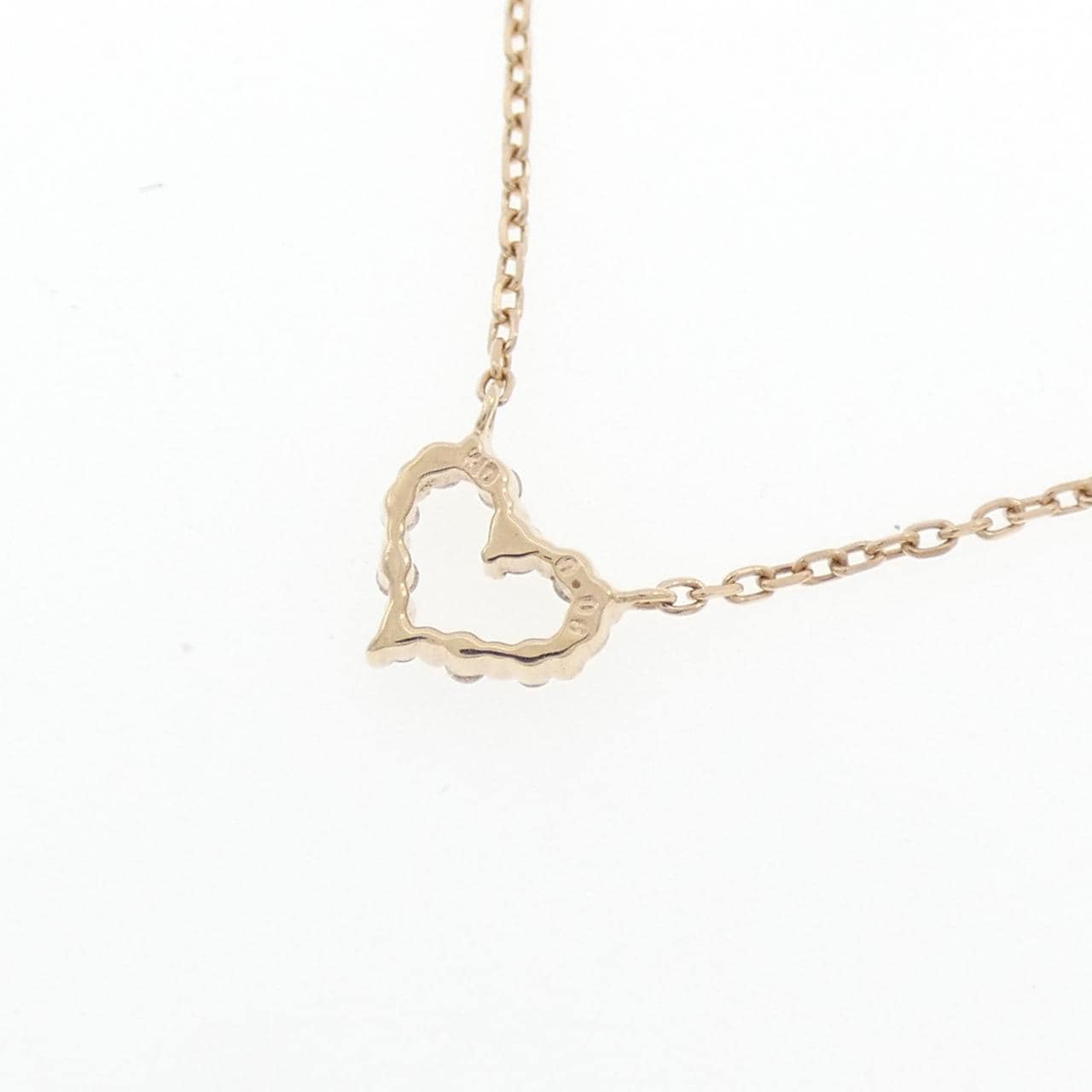 アガット ダイヤモンド ネックレス 0.06CT