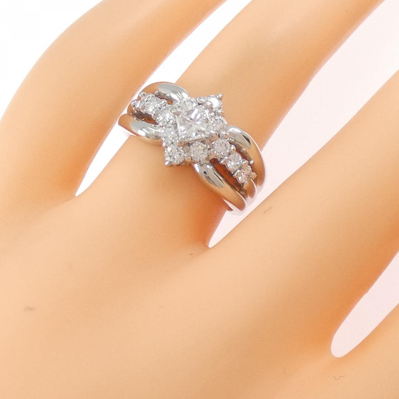 PT900 ダイヤモンド リング 0.372CT