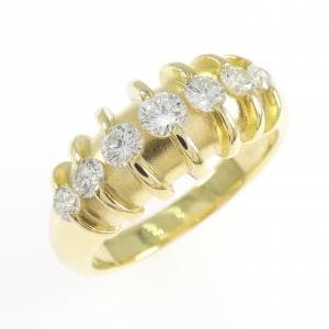 K18YG ダイヤモンド リング 0.52CT