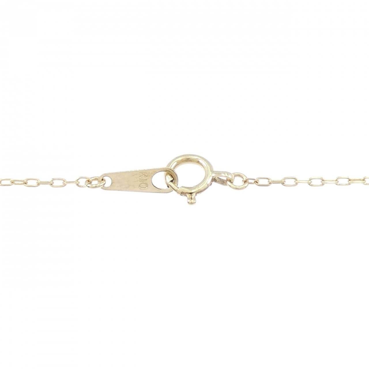 K10YG ブルートパーズ ネックレス