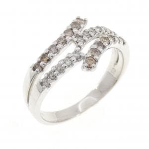 K18WG ダイヤモンド リング 0.50CT