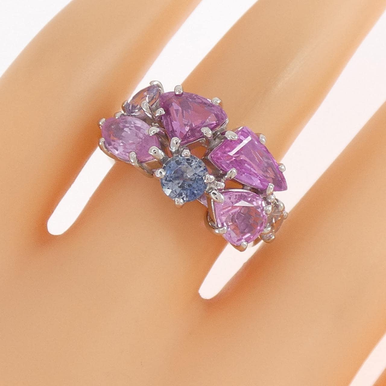 PT900 サファイヤ リング 5.78CT