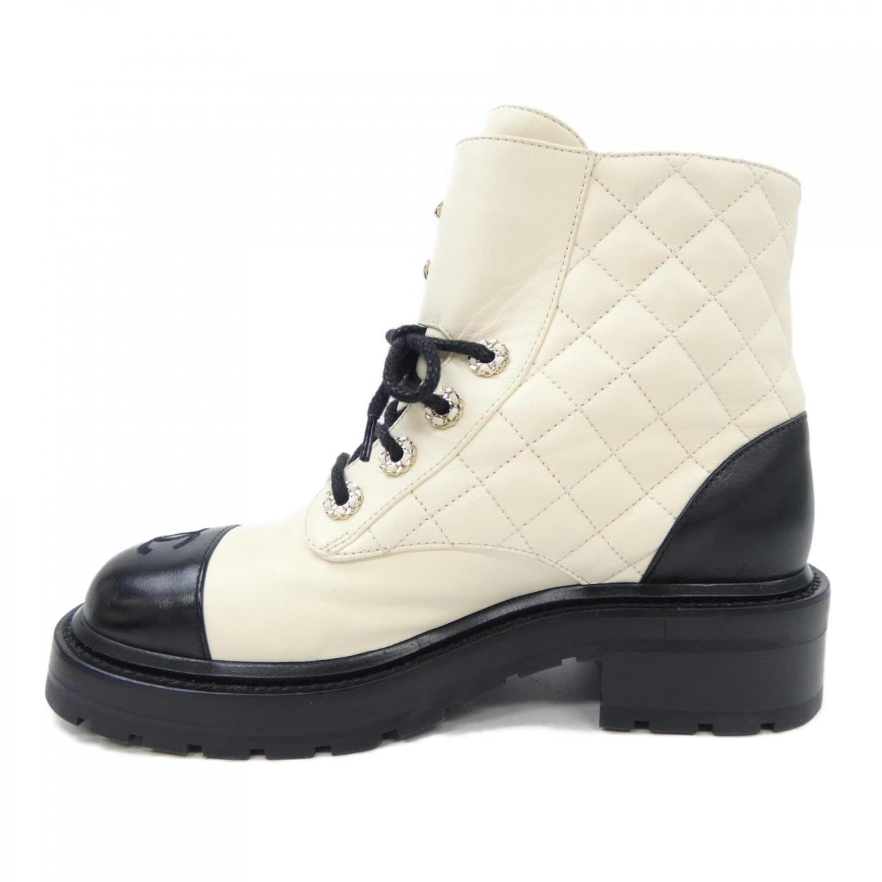 シャネル CHANEL レースアップ G36424X51906 ブーツ