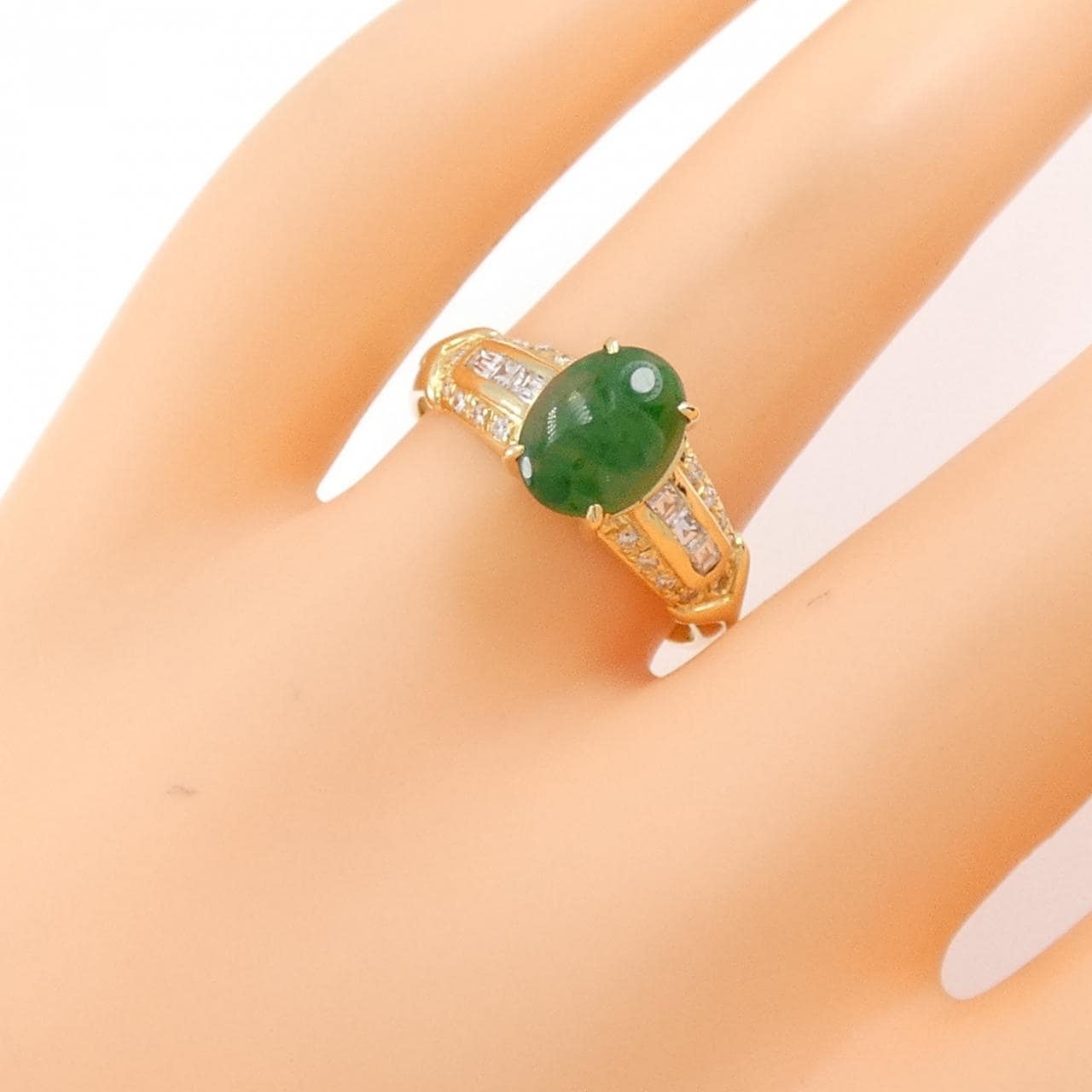 K18YG翡翠1.15CT