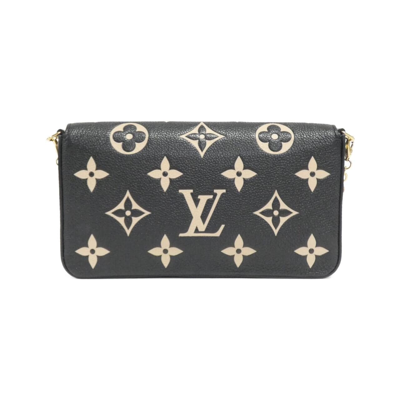 LOUIS VUITTON Bicolor Monogram Empreinte Félicie M80482 Shoulder Bag