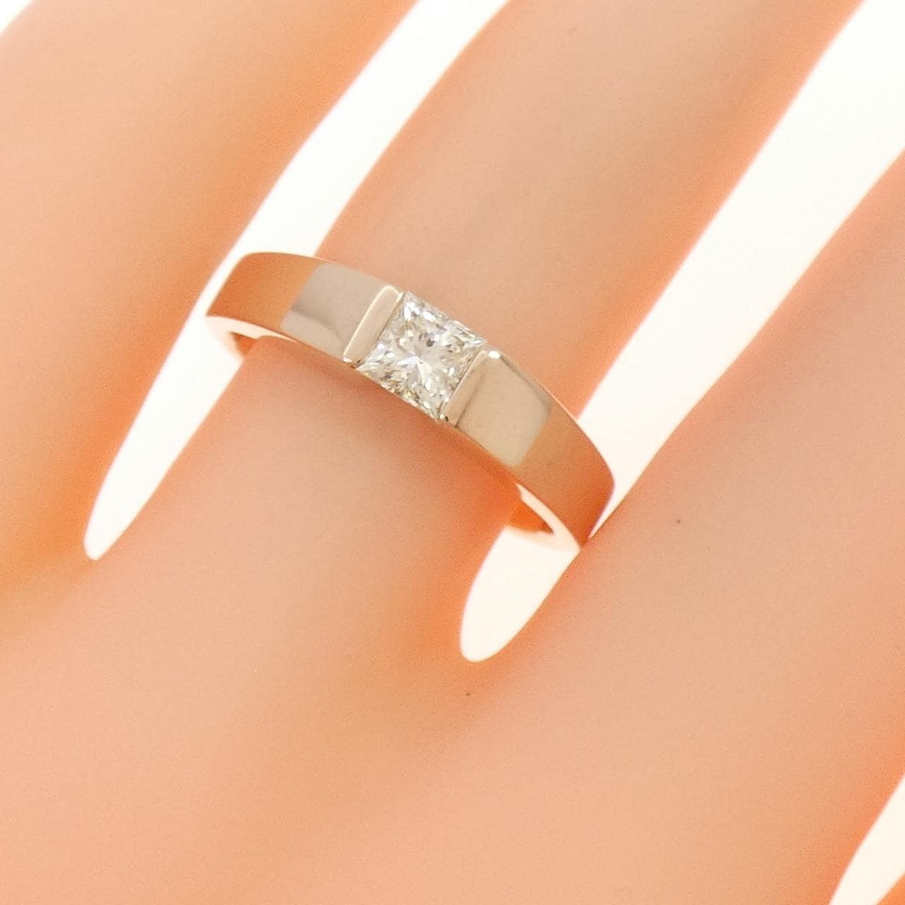 K18PG ダイヤモンド リング 0.323CT