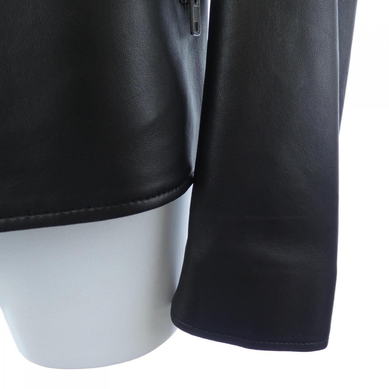 メゾンマルジェラ Maison Margiela 八の字 S50AM0489 レザーライダースジャケット