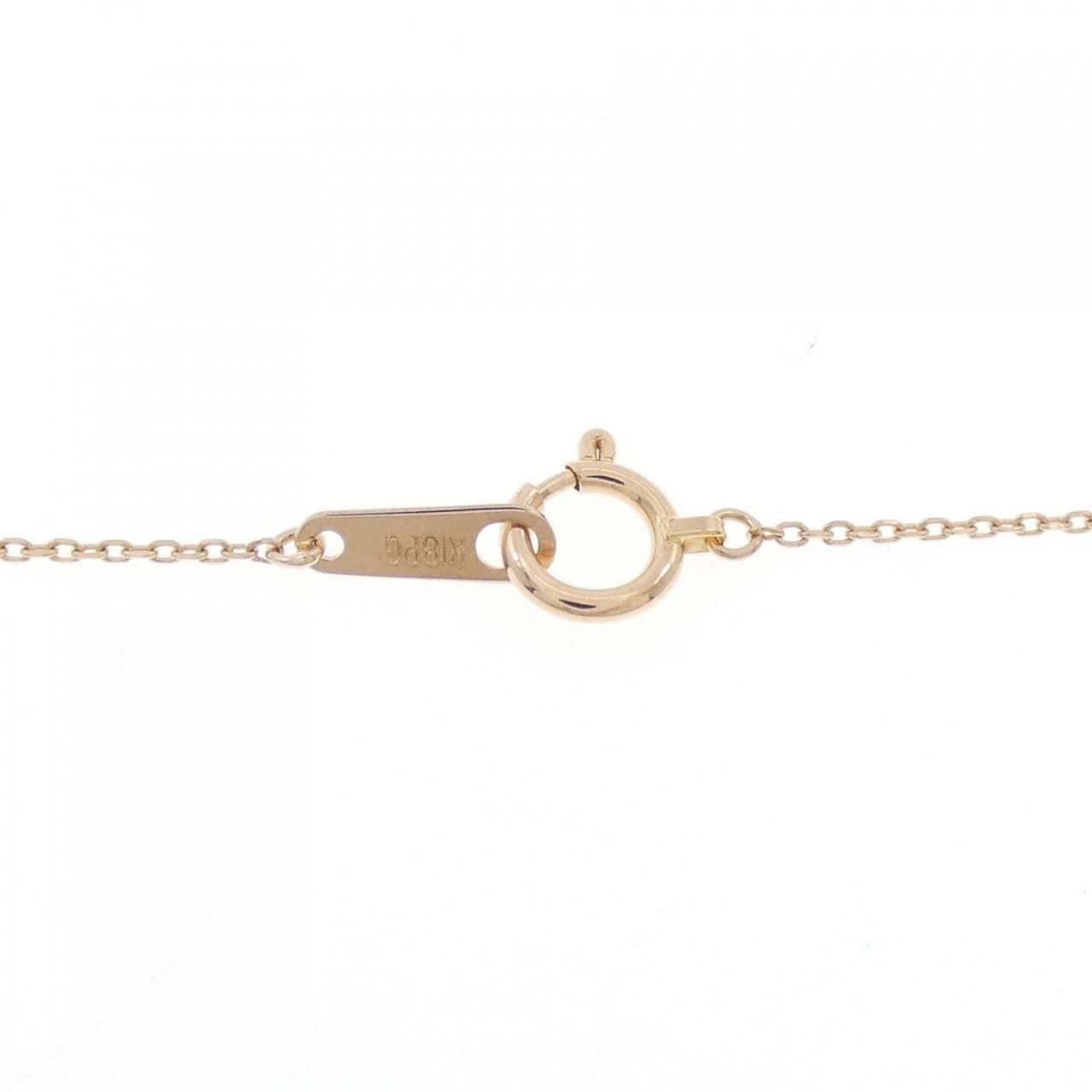 K18PG ダイヤモンド ネックレス 0.120CT