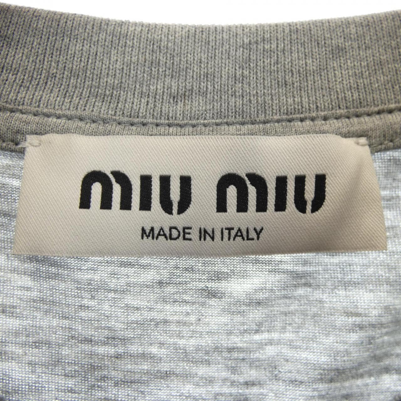 ミュウミュウ MIU MIU コットンジャージー MJN483 S232 1YXT Tシャツ