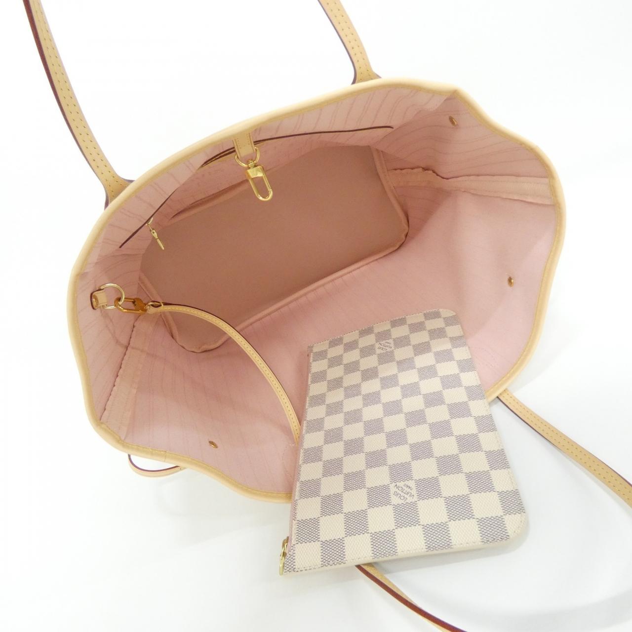 ルイヴィトン ダミエ アズール ネヴァーフル MM N41605 バッグ