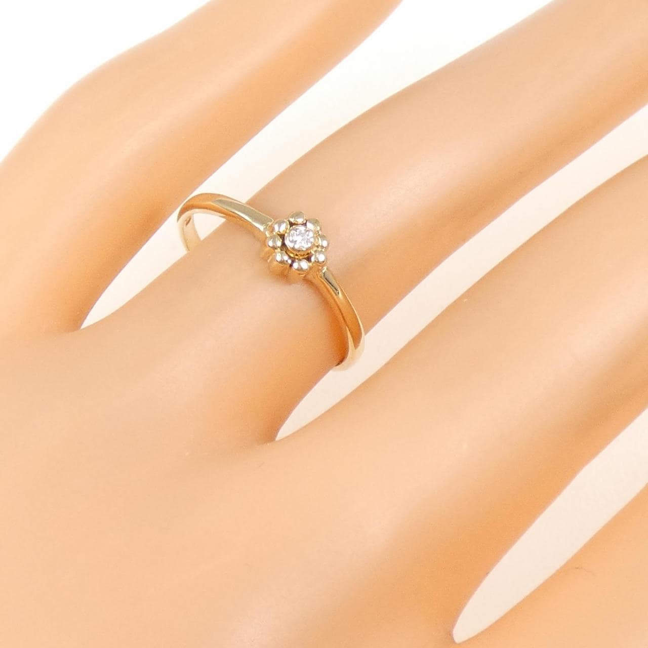 K18YG ダイヤモンド リング