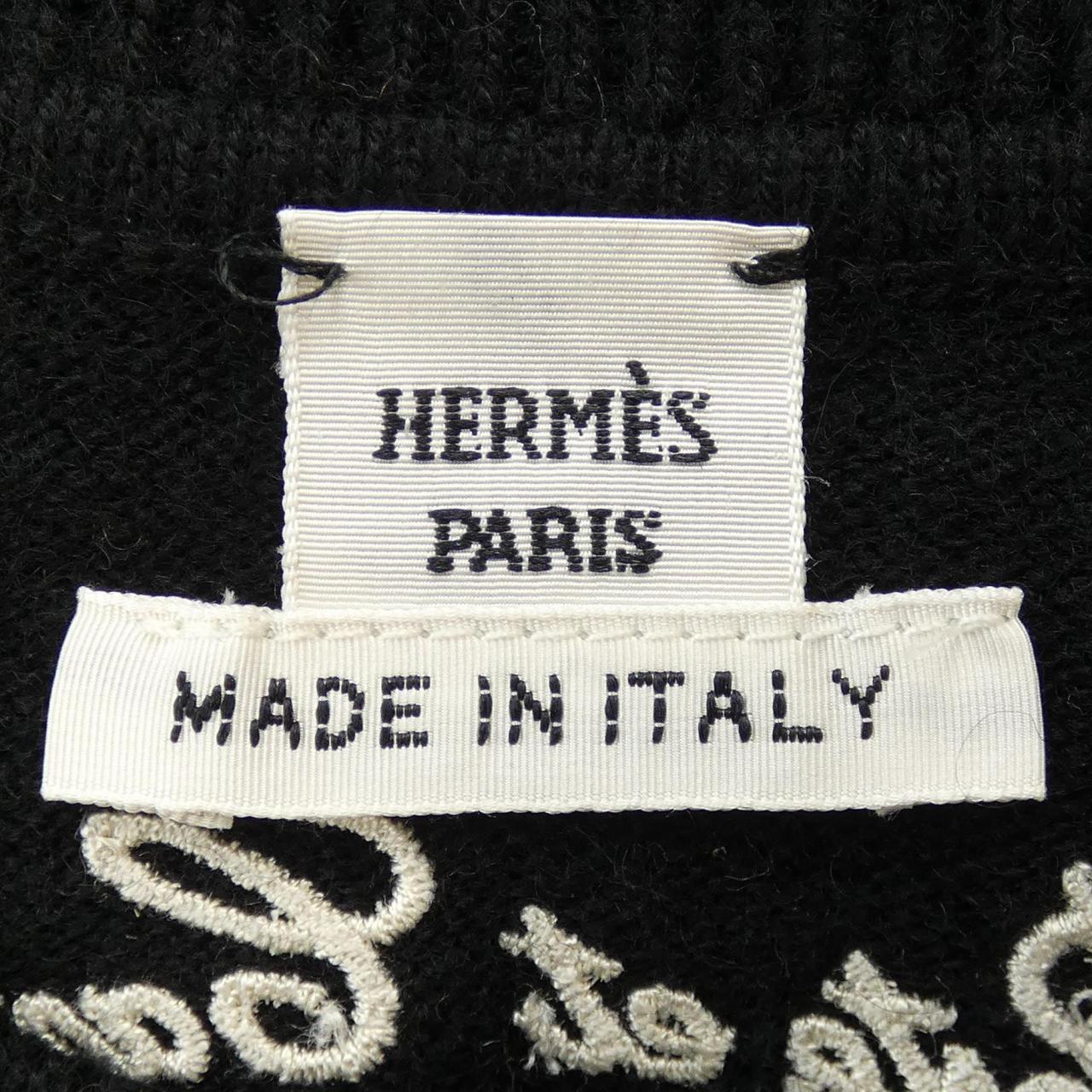 エルメス HERMES POSTE ET CAVALERIE *16-7700. カーディガン