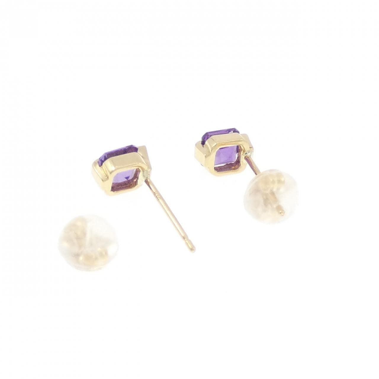 K18YG アメジスト ピアス