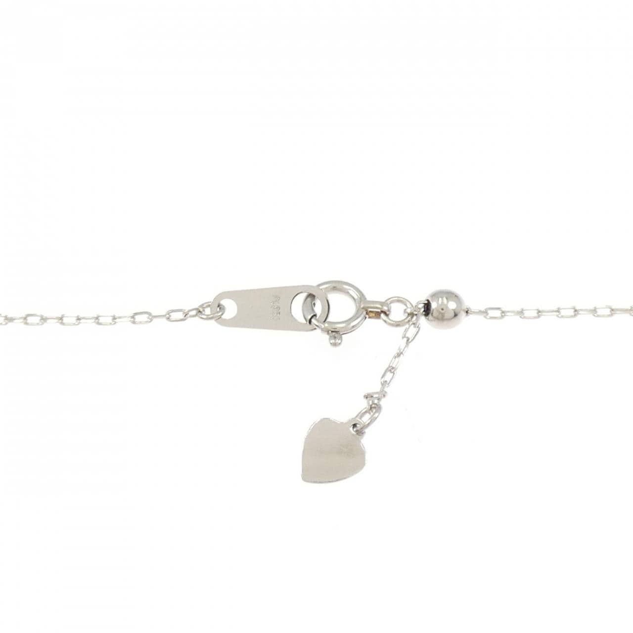 PT900/PT850 ソリティア ダイヤモンド ネックレス 0.19CT