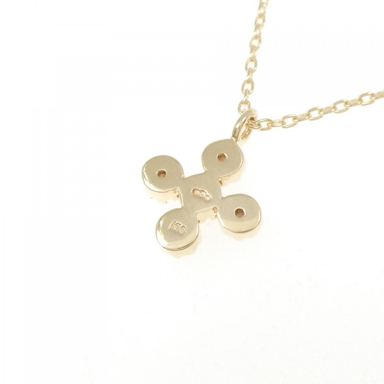 ココシュニック クロス ダイヤモンド ネックレス