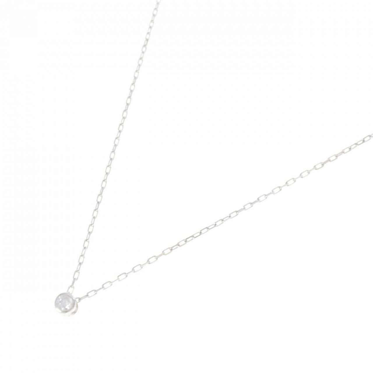 K10WG ダイヤモンド ネックレス 0.03CT