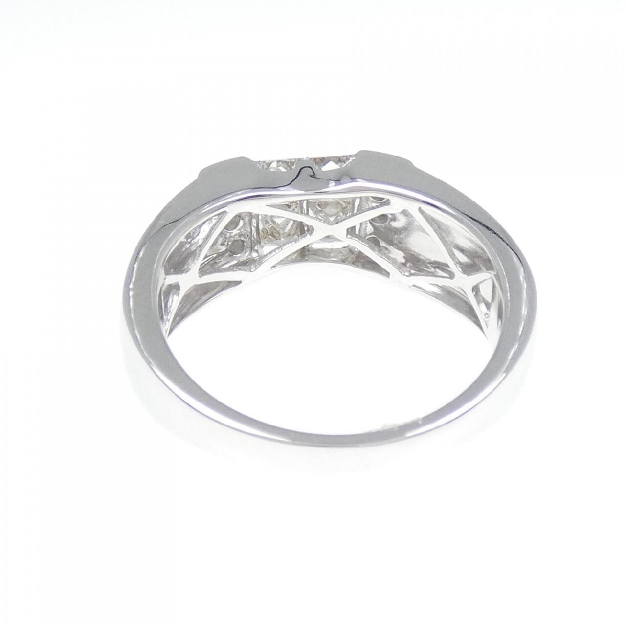 K18WG ダイヤモンド リング 0.70CT