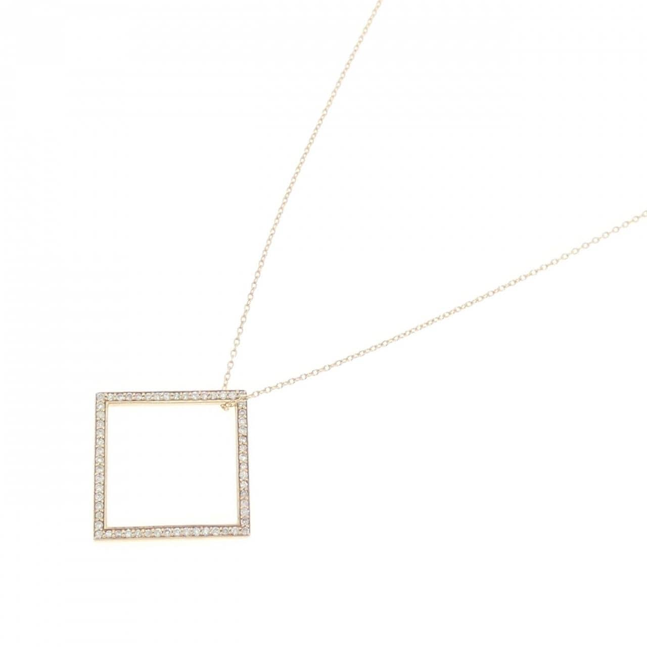 K10YG ダイヤモンド ネックレス 0.30CT