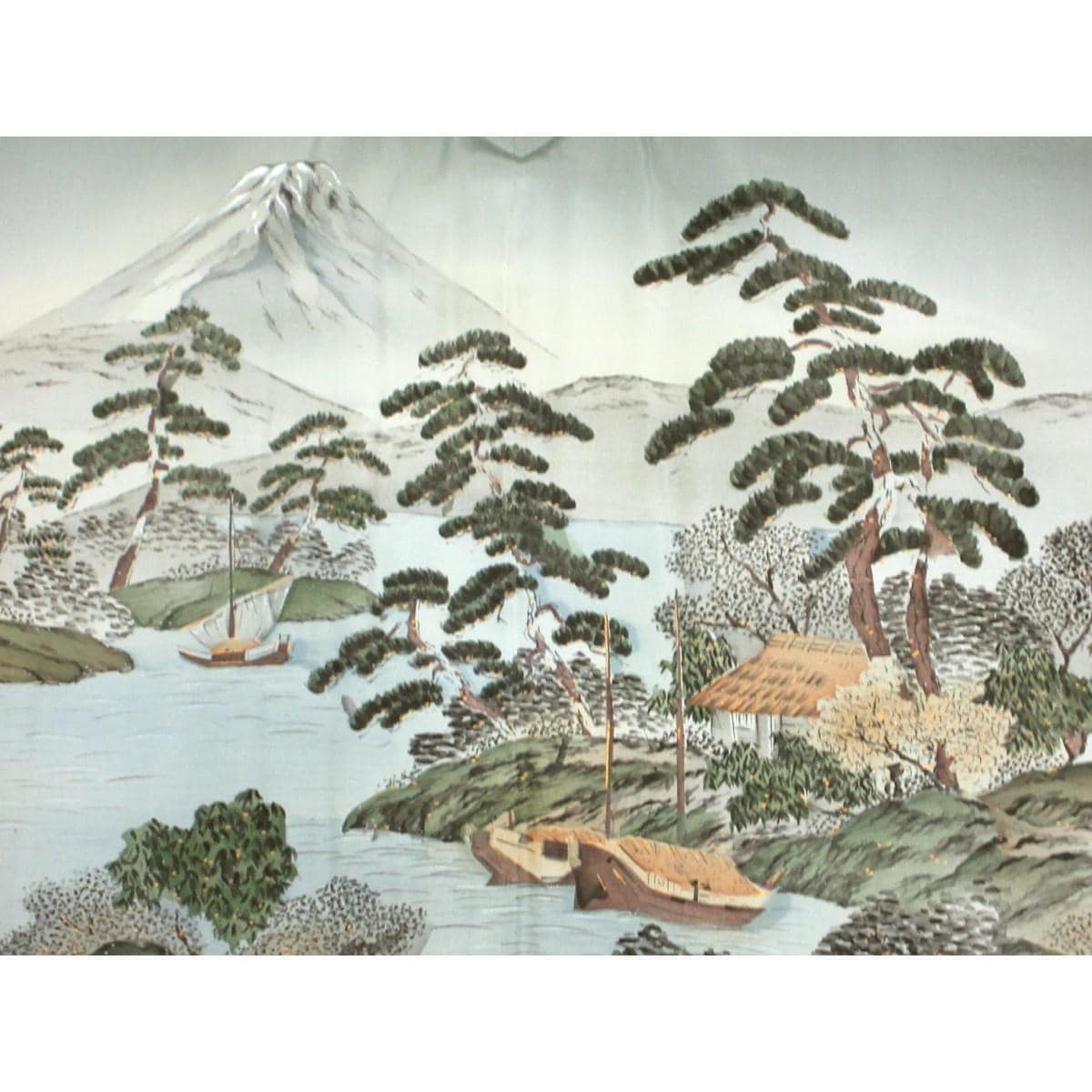 【未使用品】男物　証紙付　きもの・羽織・長襦袢　３点セット【本場奄美大島紬】