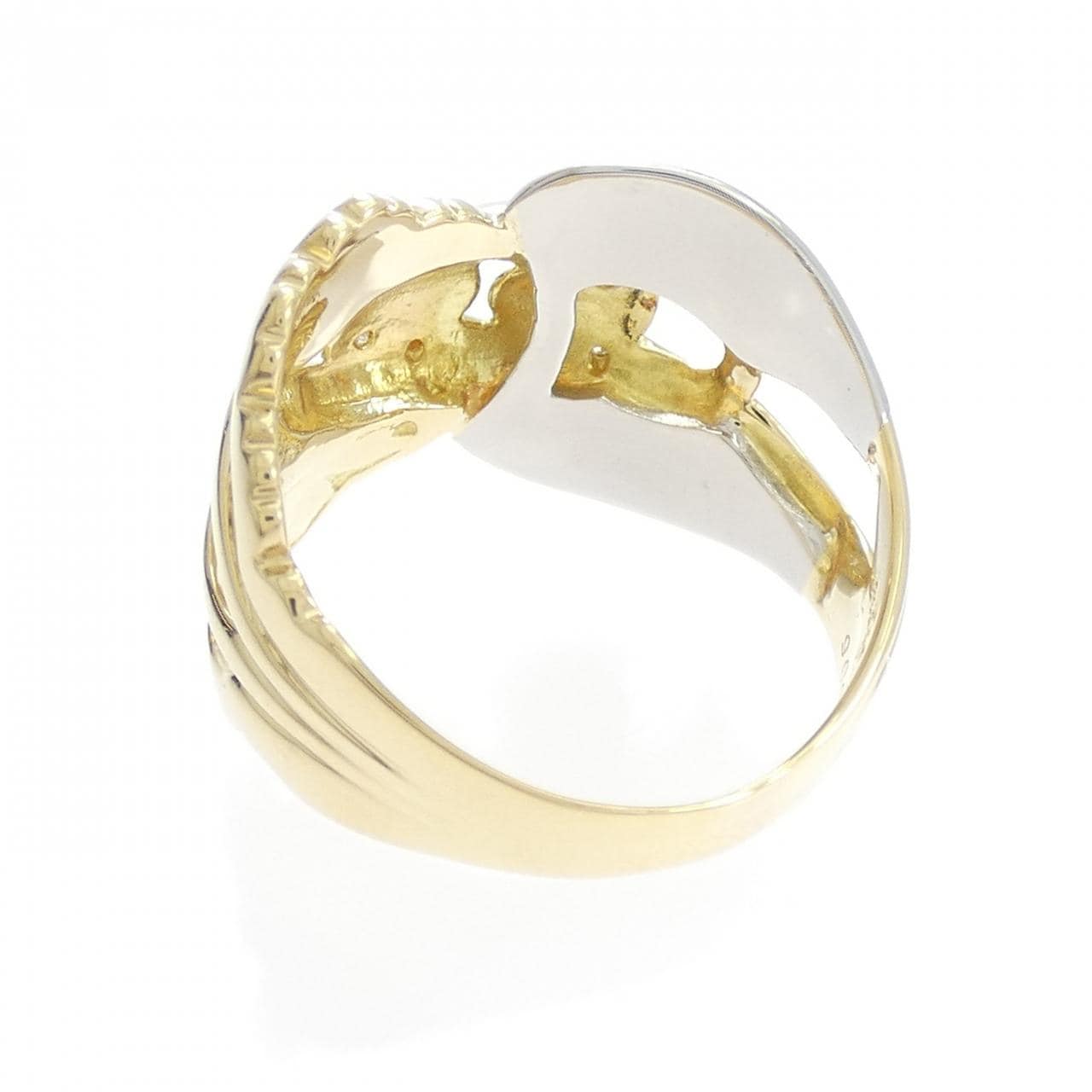 K18YG/PT900 ダイヤモンド リング 0.05CT