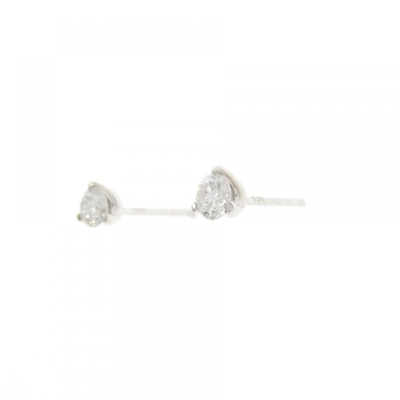 PT900 ダイヤモンド ピアス 0.30CT