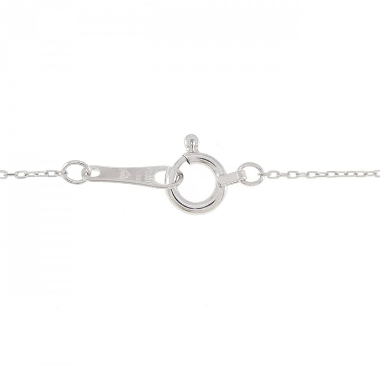 PT900/PT850 ソリティア ネックレス 0.08CT