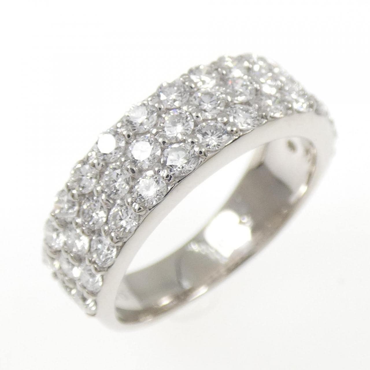PT900 パヴェ ダイヤモンド リング 1.00CT