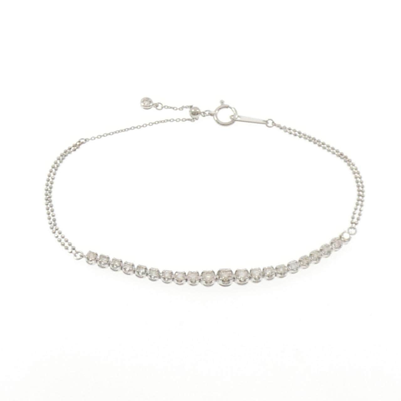 PT950/PT850 ダイヤモンド ブレスレット 0.80CT