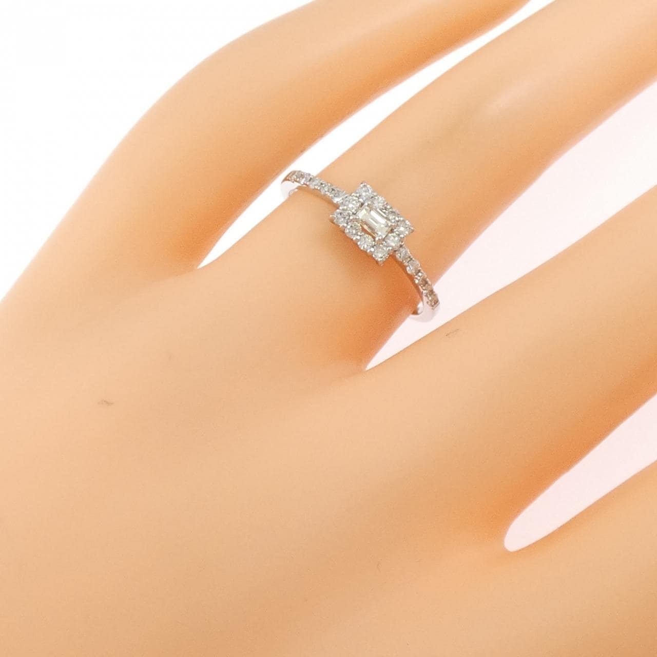 PT950 ダイヤモンド リング 0.30CT