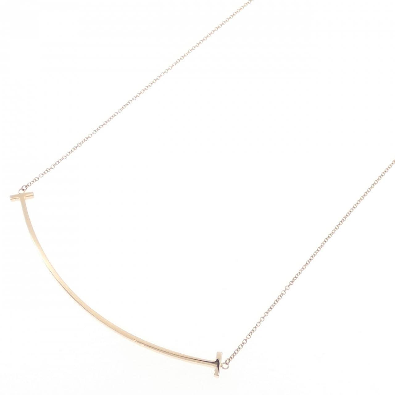 ティファニー Tスマイル ラージ ネックレス