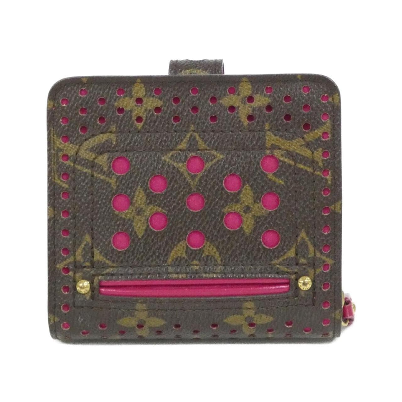 ルイヴィトン モノグラム ペルフォ コンパクト ジップ M95188 財布