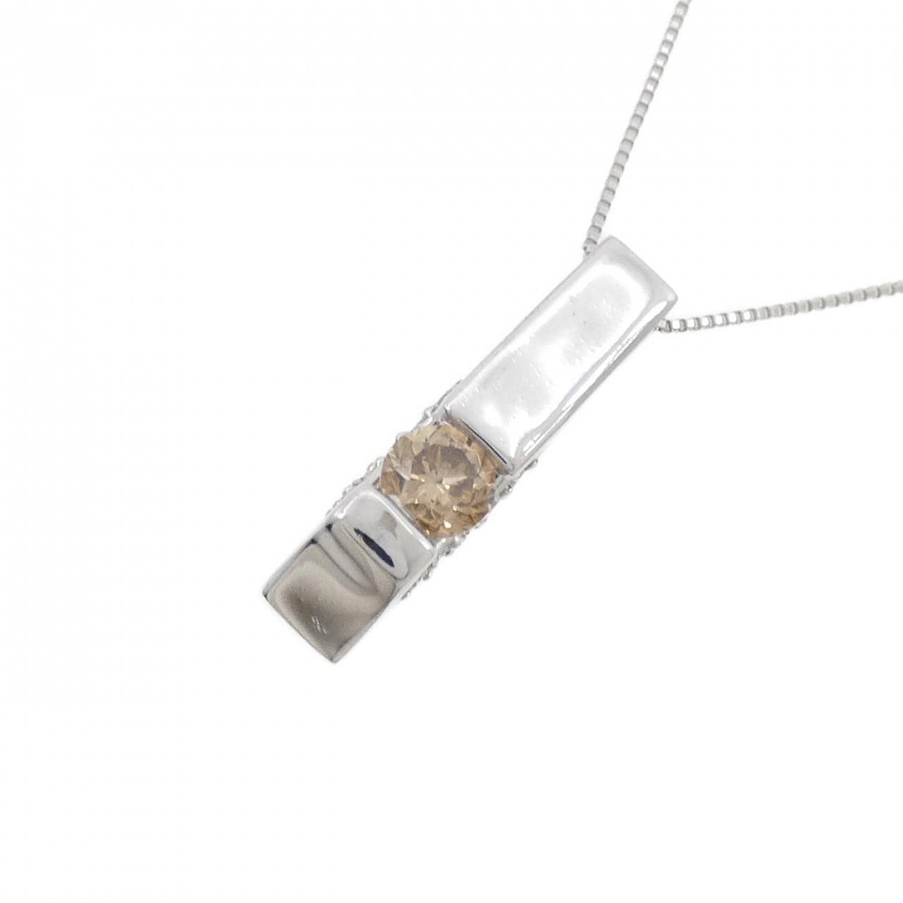 K18WG ダイヤモンド ネックレス 0.50CT