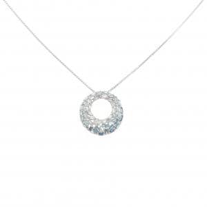 K18WG ダイヤモンド ネックレス 0.40CT