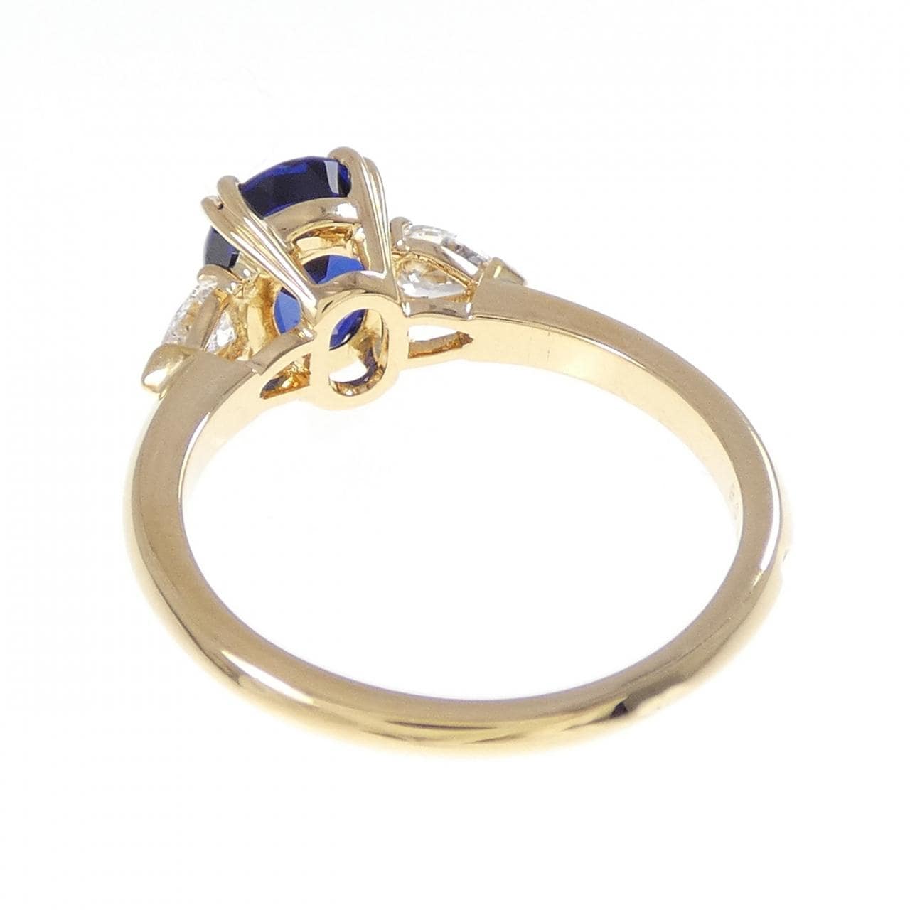 ブシュロン 非加熱 サファイヤ リング ビルマ産