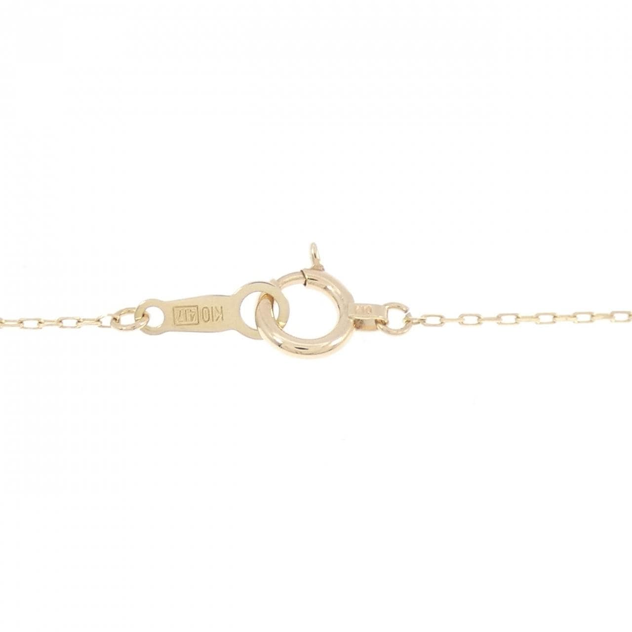 K10YG ダイヤモンド ネックレス 0.10CT