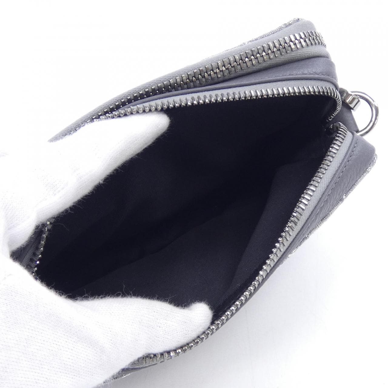 ディオール DIOR ストラップ付きジップポーチ オブリークジャカード 2OBBC119YSE BAG