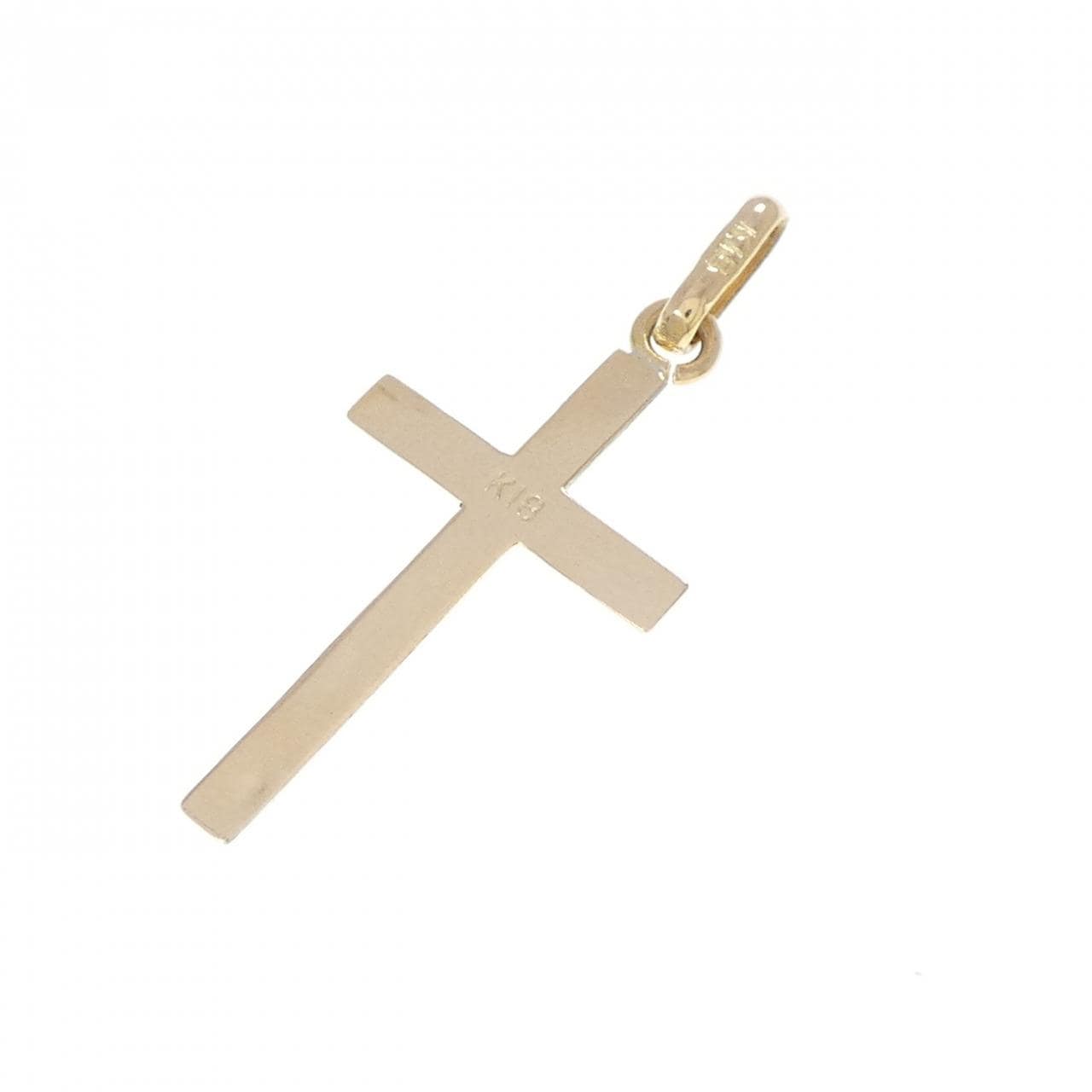 K18YG クロス ペンダント