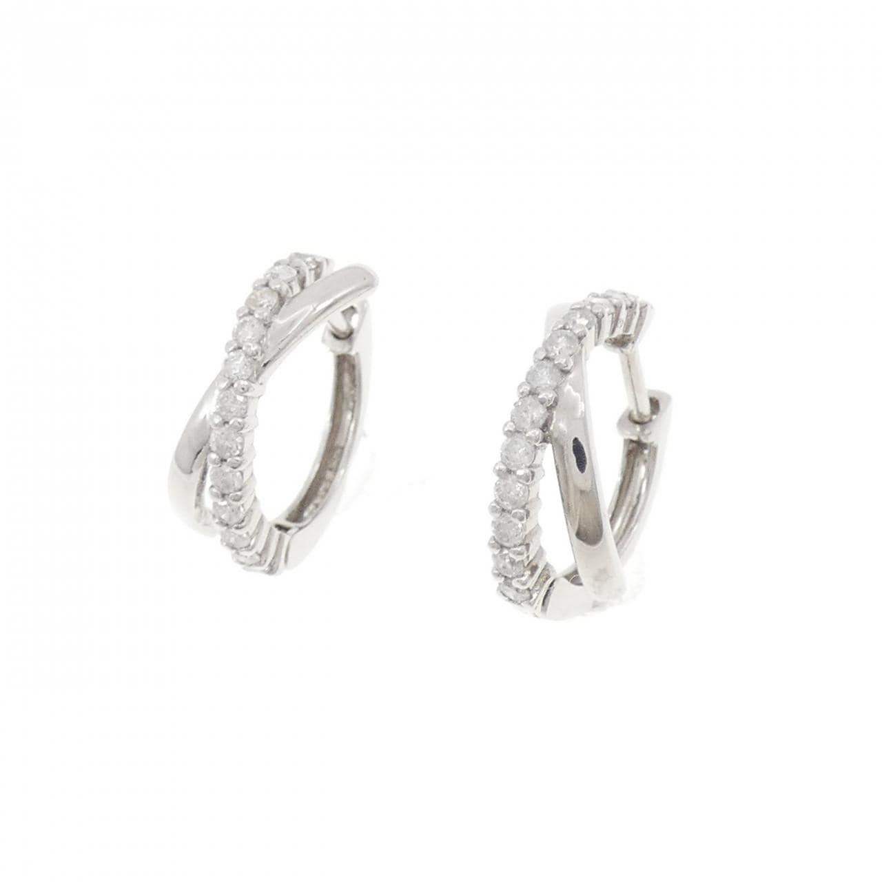 PT900 ダイヤモンド ピアス 0.30CT