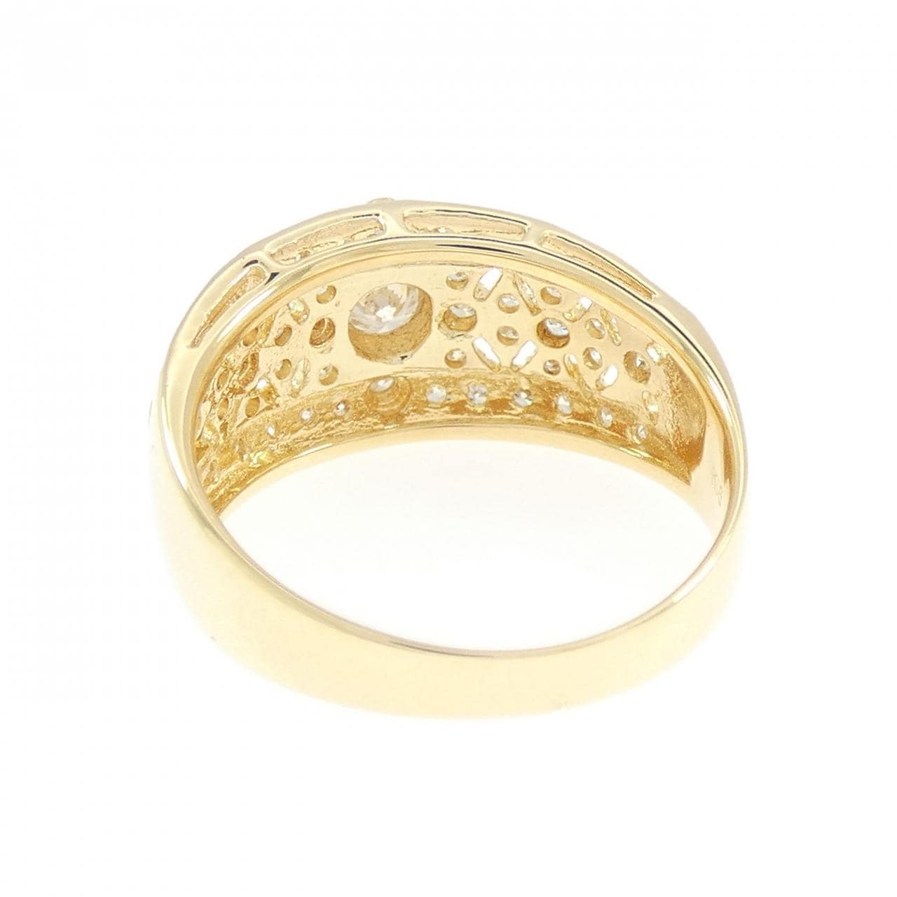 K18YG ダイヤモンド リング 0.30CT