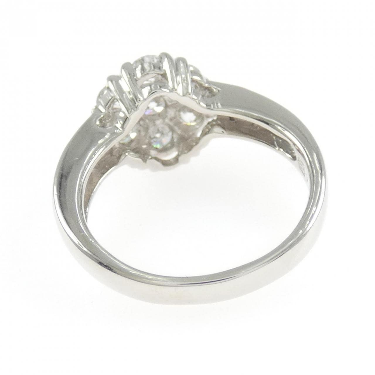 PT900 フラワー ダイヤモンド リング 1.076CT