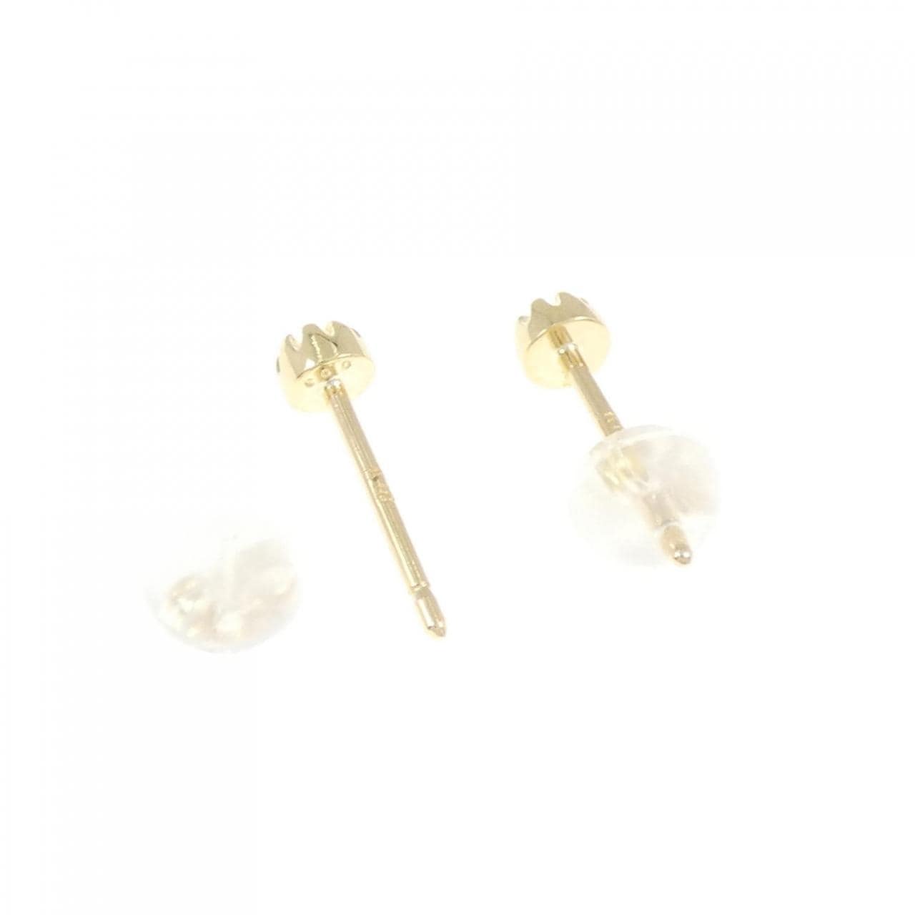 K18YG ダイヤモンド ピアス 0.03CT