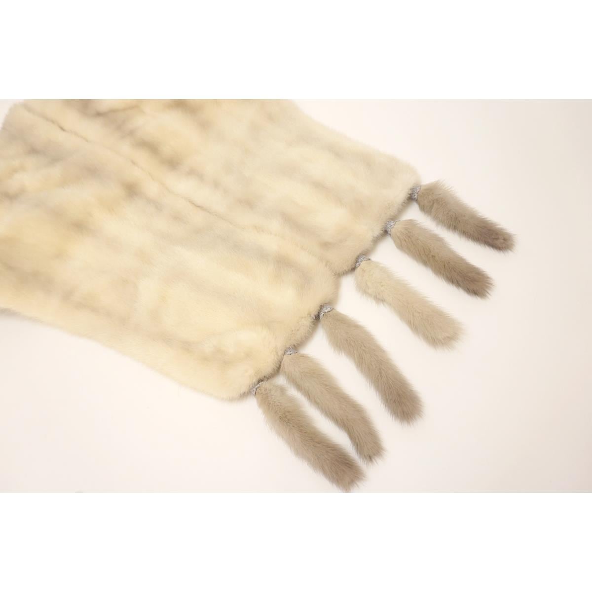 【未使用品】毛皮ストール　ミンク