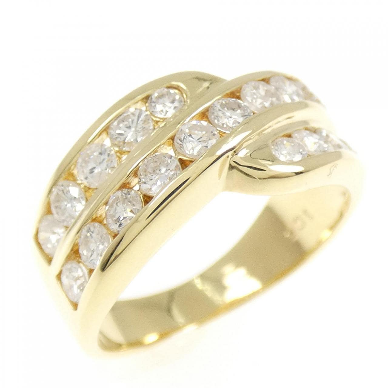 K18YG ダイヤモンド リング 1.05CT